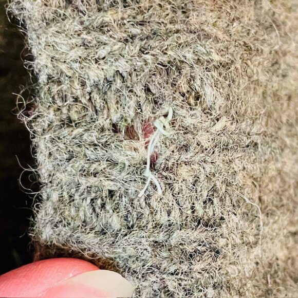 Ralph Lauren Vintage Scottie Dog Plaid Wool Fair Isle Hand Knit Sweater Large - Picture 9 of 9